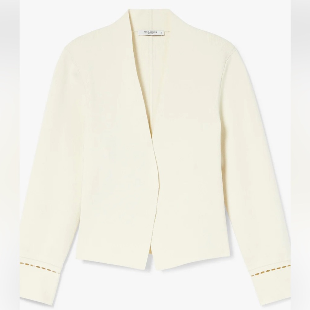MM Lafleur The Sant Ambroeus Jardigan Ivory M